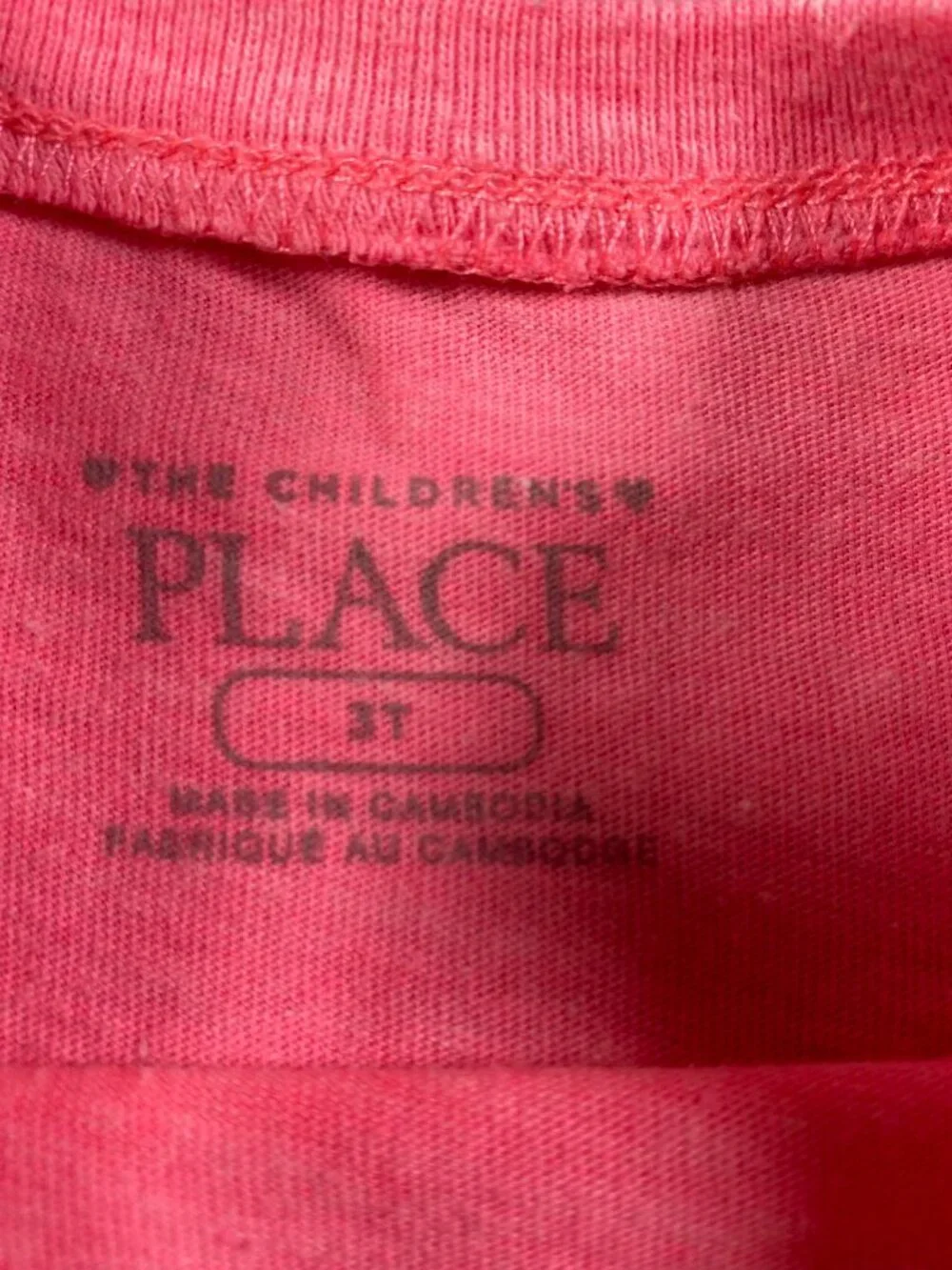 LOT OF 4: Children's Place Play Shirts, T-Shirt, Graphic Tees - Toddler Girls 3T